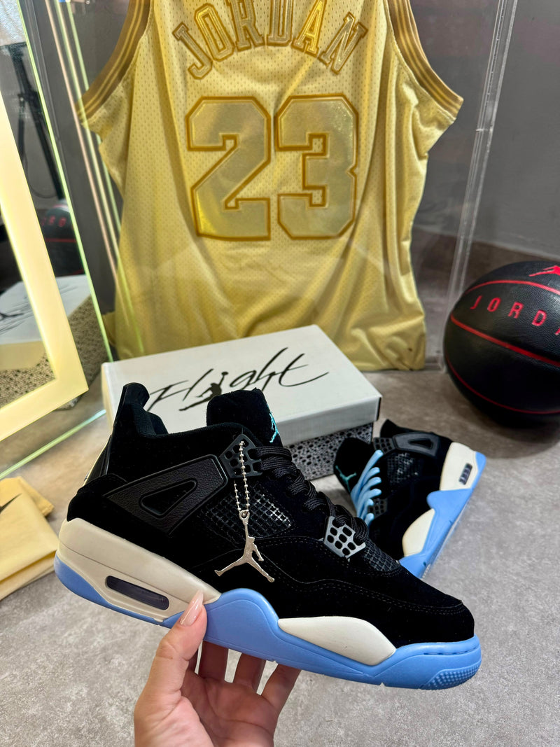 JORDAN 4 PRETO E AZUL
