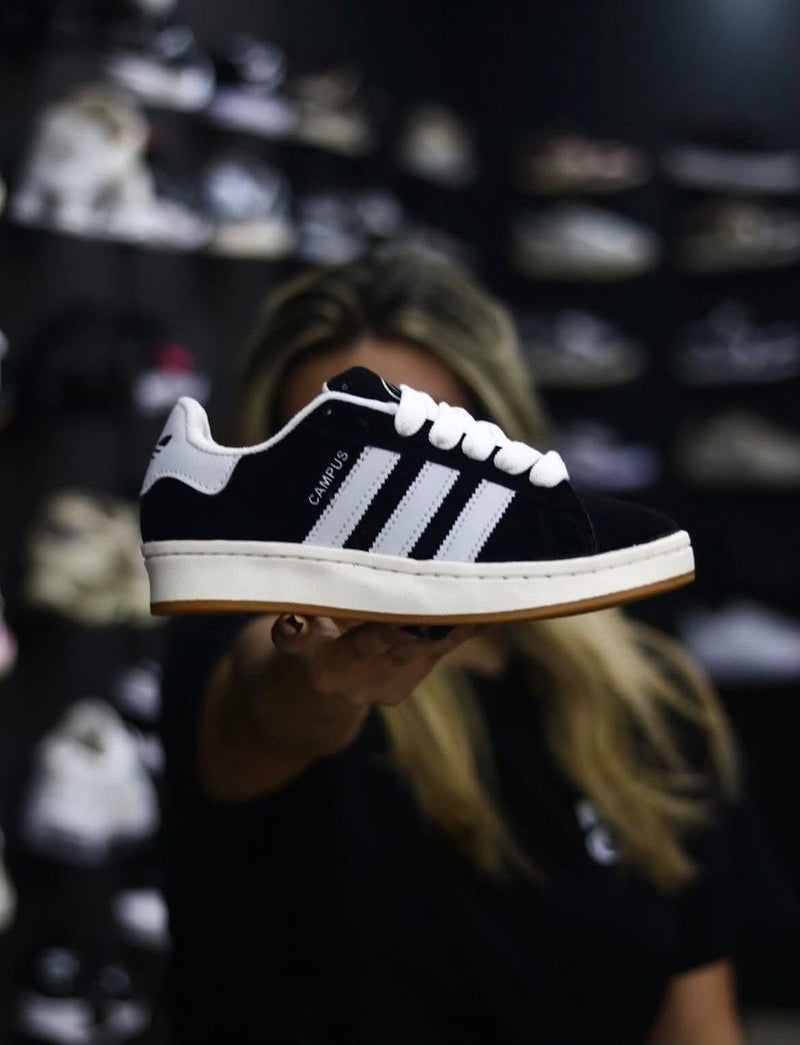 ADIDAS CAMPUS PRETO E BRANCO