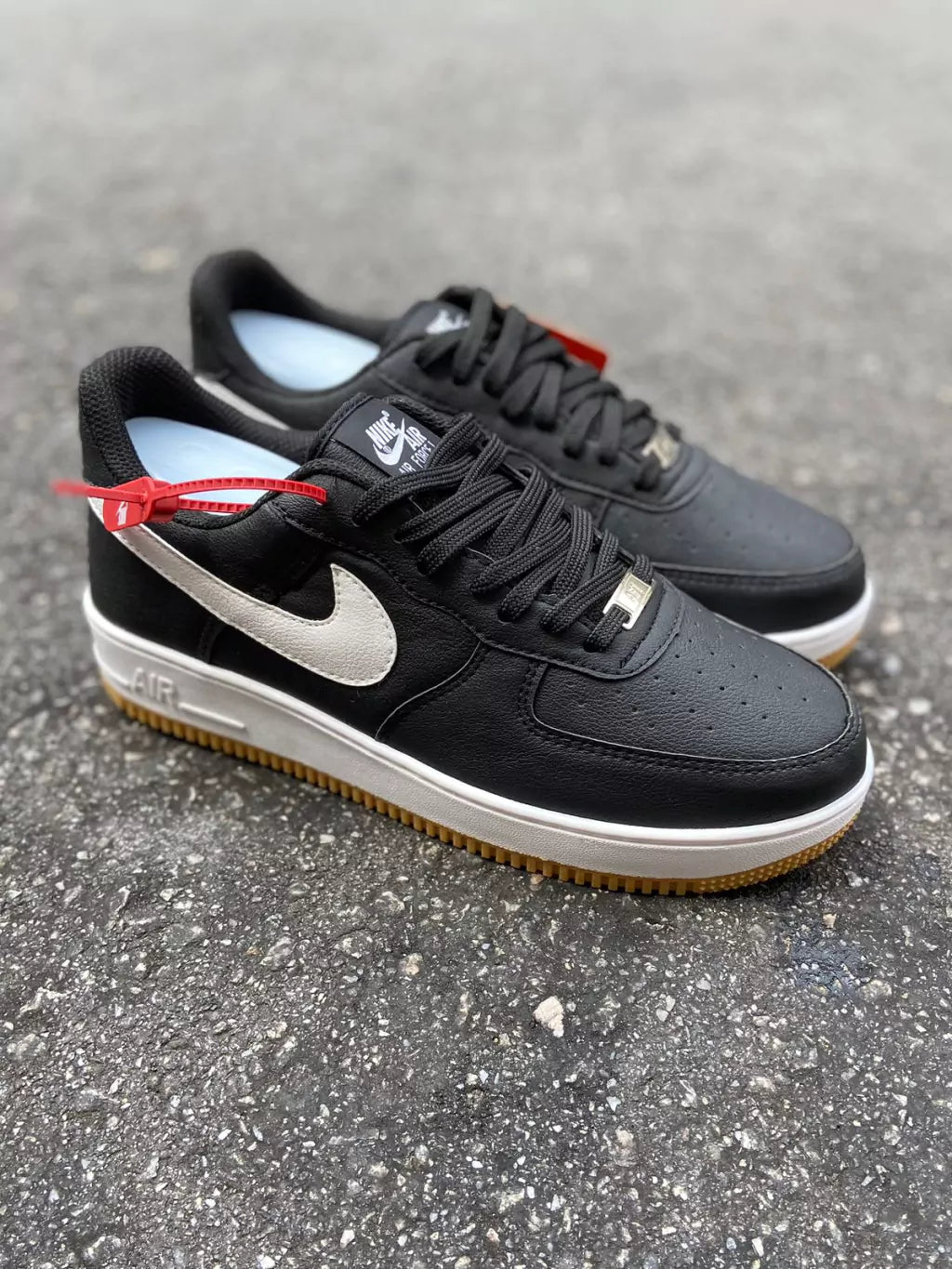AIR FORCE PRETO COURO