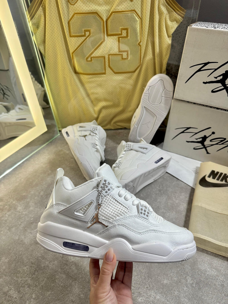 JORDAN 4 ALL WHITE